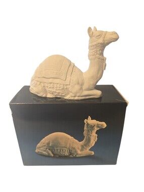 Vintage 1984 Avon Nativity The Camel White Porcelain Figurine with Box READ